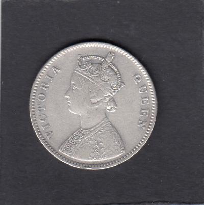 Beschrijving: 1 Rupee VICTORIA